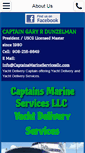 Mobile Screenshot of captainsmarineservicesllc.com