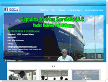 Tablet Screenshot of captainsmarineservicesllc.com